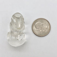 Load image into Gallery viewer, Carved Clear Quartz Bunny Rabbit Figurine | 1 5/8x1x1" | Quartz | 8070 - PremiumBead Alternate Image 5
