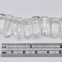 Load image into Gallery viewer, Quartz Polished Points Strand | 21x8 to16x7mm | Clear | 94g | 52 Beads |