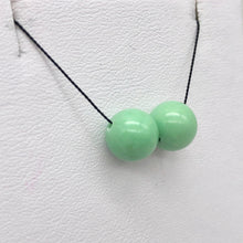 Load image into Gallery viewer, Rare Natural Variscite Round Beads | 2 Beads | Green | 8mm | 006676 - PremiumBead Alternate Image 2