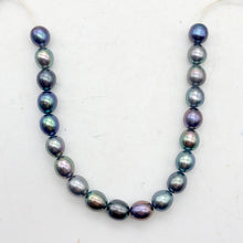 Load image into Gallery viewer, Perfect Peacock Oval FW Pearls | 6.5x5.5-6x5mm | Peacock | Oval | 20 pearls | - PremiumBead Primary Image 1