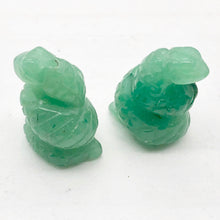 Load image into Gallery viewer, Charmer Carved Aventurine Snake Figurine | 20x11x7mm | Green