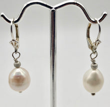 Load image into Gallery viewer, Gorgeous Natural Pearl Solid Sterling Silver Earrings - PremiumBead Alternate Image 6
