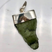 Load image into Gallery viewer, Blue Green Moldavite Pendant 31x18x6mm | 1 5/8" long