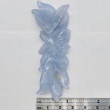 Load image into Gallery viewer, 106cts Exquistely Hand Carved Blue Chalcedony Flower Bead 009850H