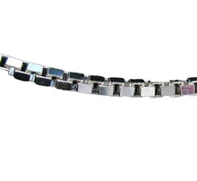 Load image into Gallery viewer, Italian! Silver 2mm Box Chain 7" Bracelet (3.7G) 10033A