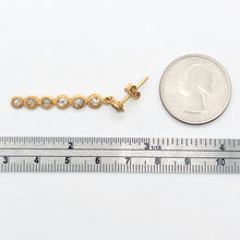Load image into Gallery viewer, Solid 18K Natural, Untreated 14 Mine-Cut Or Rose Cut Diamond Earrings 6523 - PremiumBead Alternate Image 10