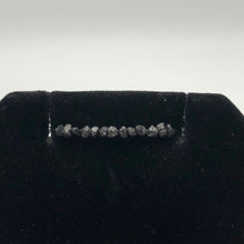 Load image into Gallery viewer, Natural Black Druzy Diamond Beads | 13 Beads | approx. 1" | 2.25x1.5mm | 10594A - PremiumBead Alternate Image 4