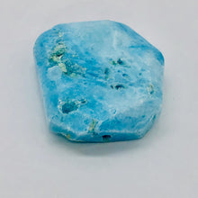 Load image into Gallery viewer, 69cts Natural Hemimorphite Druzy Pendant Bead | Blue | 31x28x7mm | 1 Bead |