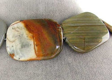 Load image into Gallery viewer, 2 Huge Owyhee Jasper Rectangle Pendant Beads 006204 - PremiumBead Alternate Image 3