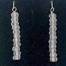 Load image into Gallery viewer, Light Pink Clouds Rose Quartz Sterling Silver Semi Precious Gemstone Earrings - PremiumBead Alternate Image 4