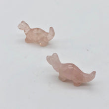 Load image into Gallery viewer, Dinosaur 2 Carved Rose Quartz Diplodocus Beads | 25x11.5x7.5mm | Pink - PremiumBead Alternate Image 7