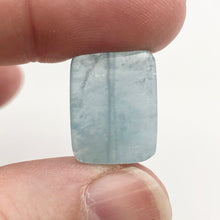 Load image into Gallery viewer, 1 Unique Aquamarine Rectangle Pendant Bead | 20x15x5mm | Blue | 1 Bead | 008058 - PremiumBead Alternate Image 6
