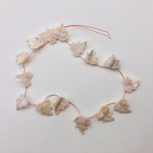 Load image into Gallery viewer, Light Pink Peruvian Opal Leaf Briolette Bead Strand 110823A - PremiumBead Alternate Image 3