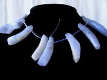 Load image into Gallery viewer, 604cts Natural Blue Chalcedony Bead Strand 110510E - PremiumBead Alternate Image 3