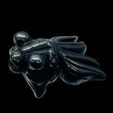 Load image into Gallery viewer, Wondrous Carved Hematite Gold Fish Bead Figurine