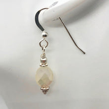 Load image into Gallery viewer, Faceted Mother of Pearl and Sterling Silver Earrings | 1 3/8" Long |