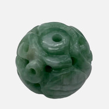 Load image into Gallery viewer, Jade AAA Intricately Carved Round Bead | 14mm | Green | 1 Bead |