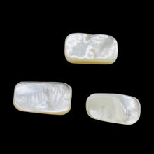 Load image into Gallery viewer, Natural Mother of Pearl Shell Rectangle Bead Strand 102143