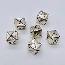 Load image into Gallery viewer, Bead of Thai Hill Tribe Origami Box Fine Silver 7g Bead | 14x15mm | 2 Beads |