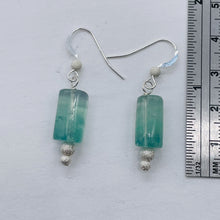 Load image into Gallery viewer, Fluorite Sterling Silver Drop/Dangle Earrings | 1 1/2" Long | Blue | 1 Pair |
