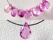 Load image into Gallery viewer, 1 Bead of AAA Natural Pink Sapphire .48cts Briolette 5899A - PremiumBead Primary Image 1