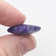 Load image into Gallery viewer, 30cts of Rare Rectangular Pillow Charoite Bead | 1 Beads | 22x17x9mm | 10872C - PremiumBead Alternate Image 6