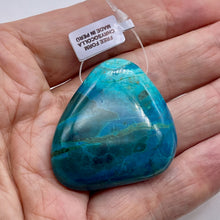 Load image into Gallery viewer, Chrysocolla Free Form Pendant Bead | 41x41x14mm | Blue | 41g | 1 Pendant Bead |