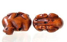Load image into Gallery viewer, Carved Boxwood Resting Desert Camel Ojime/Netsuke Bead - PremiumBead Alternate Image 3