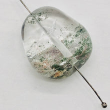 Load image into Gallery viewer, Lodalite Quartz Oval Pendant Figurine Bead | Clear Included|1 Bead| 30x26x16 mm|