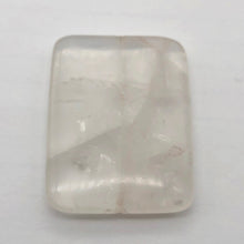 Load image into Gallery viewer, Quartz Orange Rectangular Pendant Bead | 40x30x6mm | Clear |