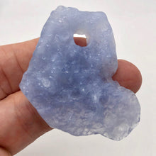Load image into Gallery viewer, 158cts Blue Chalcedony Natural & Untreated Designer Pendant Bead - PremiumBead Alternate Image 11