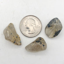 Load image into Gallery viewer, Rutilated Smoky Quartz Centerpiece Beads | 30x14x9mm to 18x15x9mm | 3 beads | - PremiumBead Alternate Image 3