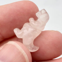 Load image into Gallery viewer, T-Rex Dinosaur 2 Rose Quartz Tyrannosaurus Rex Beads | 20x18x8mm | Pink - PremiumBead Alternate Image 9