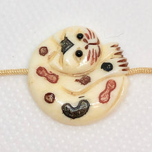 Load image into Gallery viewer, Cozy Carved 21mm Kitty Cat Waterbuffalo Bone Bead 9701A - PremiumBead Primary Image 1