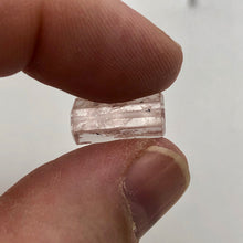 Load image into Gallery viewer, 9.4cts Morganite Pink Beryl Hexagon Cylinder Bead | 16x7mm | 1 Bead | 3863N - PremiumBead Alternate Image 3