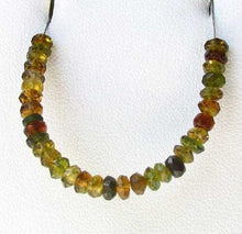 Load image into Gallery viewer, 5 Intriguing Honeydew Tourmaline Roundel Beads 7427F - PremiumBead Alternate Image 2