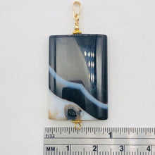 Load image into Gallery viewer, Semi Precious Stone Jewelry Sardonyx Agate Pendant Necklace 14Kgf | 1 3/4" Long|