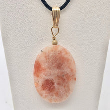 Load image into Gallery viewer, 14Kgf Sunstone 30x22mm Pendant 506515 - PremiumBead Primary Image 1
