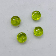 Load image into Gallery viewer, Peridot AAA Faceted Parcel Rondelle | 6mm | Green | 4 Beads