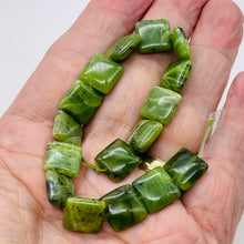 Load image into Gallery viewer, Premium Misty Mountain Nephrite Jade 8 inch Bead Strand 10262HS