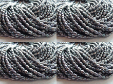 Load image into Gallery viewer, Rainbow Metalic Peacock FW Pearl Strand 101062 - PremiumBead Primary Image 1