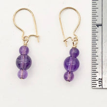 Load image into Gallery viewer, Royal Natural Amethyst 14Kgf Earrings 309390