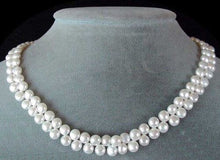 Load image into Gallery viewer, Divine top-Drilled Creamy White Pearl Strand 104762
