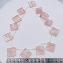 Load image into Gallery viewer, Designer Natural Rose Quartz Brio 20x28mm Bead 8"Strand 10448HS