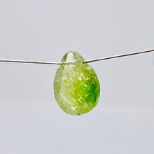 Load image into Gallery viewer, Garnet Grossular Flat Faceted Briolette Pendant Bead | 8x6x4mm(1.4ct) |Green| 1