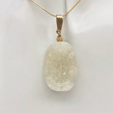 Load image into Gallery viewer, Crystal Fields Ocean Jasper Oval Druzy & 14k Gold Filled Pendant, 1 7/8" 507114B - PremiumBead Alternate Image 2