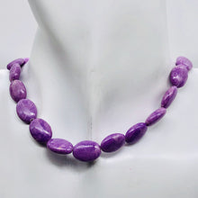 Load image into Gallery viewer, Phosphosiderite 16" Strand Oval Beads | 14x10 mm | Lavender | 30 Beads |