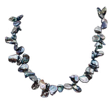 Load image into Gallery viewer, Design Platinum Rose Petal Keishi Fresh Water Pearl Strand 109050