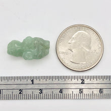 Load image into Gallery viewer, 2 Carved Aventurine Goddess of Willendorf Beads | 20x9x7mm | Green - PremiumBead Alternate Image 4