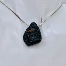 Load image into Gallery viewer, 2 Unique Pendant size Black Meteor Fragments | 31x22x8 to 28x21x9mm |
